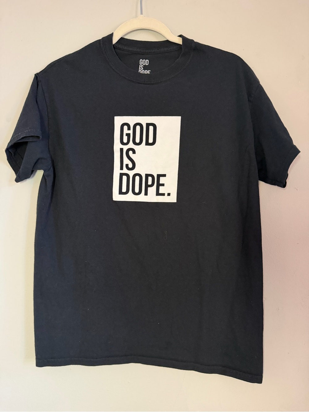 God Is Dope Black Graphic Tee